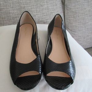 Cole Haan Peep Toe Flats